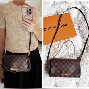 Louis vuitton Favorite PM damier ebene crossbody check bag